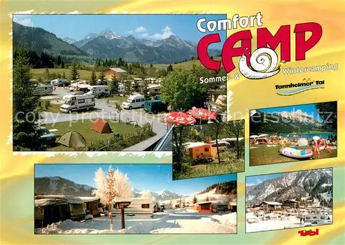 AK / Ansichtskarte Graen_Tirol Comfort Camp Sommer  und Wintercamping Tannheimertal Alpen Graen_Tirol