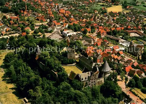 AK / Ansichtskarte Bad_Bentheim Stadtbild mit Burg Bad_Bentheim