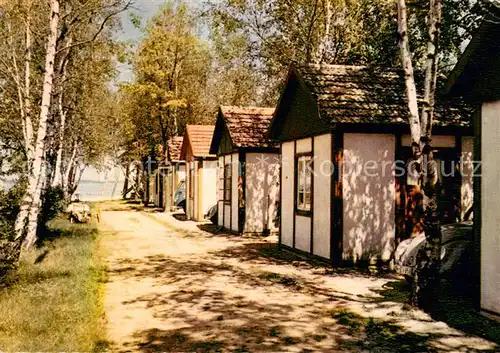 AK / Ansichtskarte Steinhude_Wunstorf Strandbad Bungalows am Steinhuder Meer 