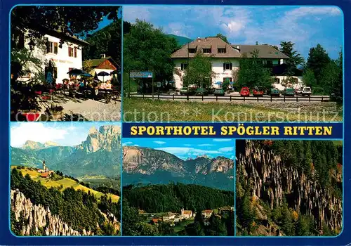 AK / Ansichtskarte Lengmoos_Ritten Sporthotel Spoegler am Ritten Sarntaler Alpen Lengmoos Ritten