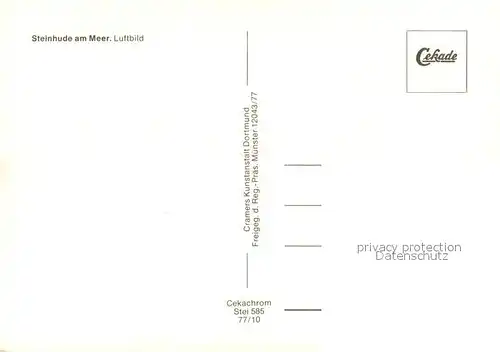 AK / Ansichtskarte Steinhude_Wunstorf Ort am Steinhuder Meer 