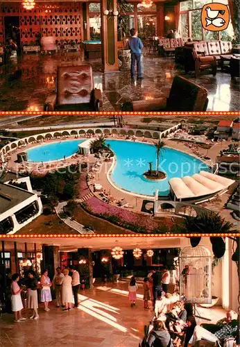 AK / Ansichtskarte Roquetas_de_Mar Hotel Playasol Foyer Swimming Pool Roquetas_de_Mar