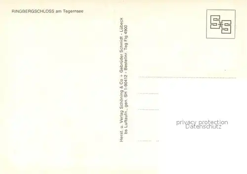 AK / Ansichtskarte Kreuth_Tegernsee Ringbergschloss am Tegernsee Kreuth Tegernsee