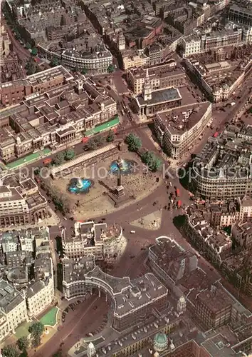 AK / Ansichtskarte London Trafalgar Square aerial view London