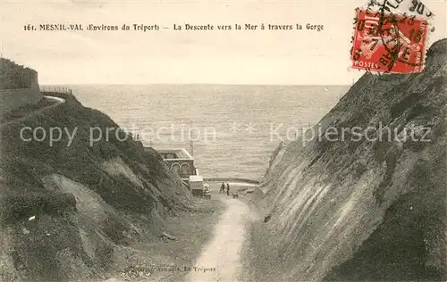AK / Ansichtskarte Mesnil Val La descente vers la mer a travers la gorge Mesnil Val