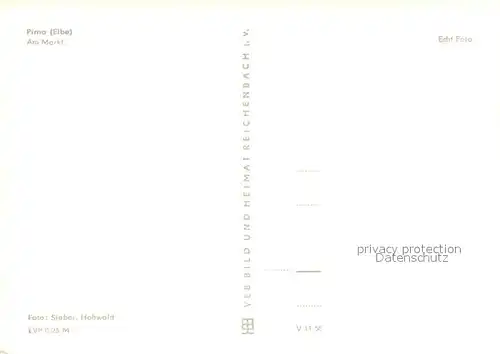 AK / Ansichtskarte Pirna_Elbe Am Markt 