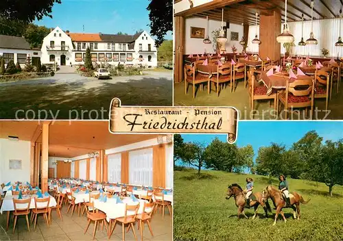 AK / Ansichtskarte Laineck Restaurant Pension Friedrichsthal Gastraeume Reiter Laineck