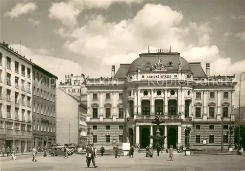 AK / Ansichtskarte Bratislava_Pressburg_Pozsony Hviezdoslavovo namestie Narodne divadlo 