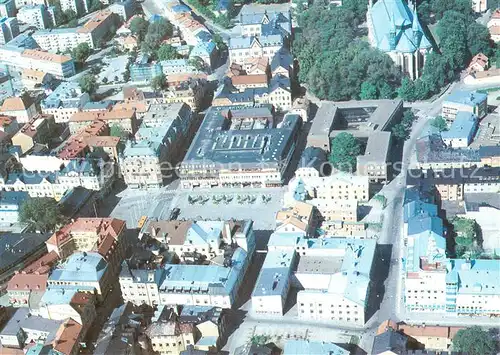 AK / Ansichtskarte Linkoeping Stora Torget med intilliggande byggnader Fliegeraufnahme Linkoeping