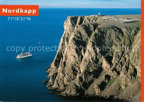 AK / Ansichtskarte Nordkapp_Nordkap_Norge Fliegeraufnahme 