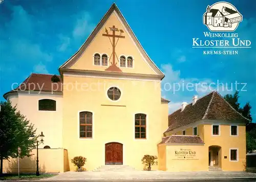 AK / Ansichtskarte Stein_Krems Weinkolleg Kloster Und  Stein Krems