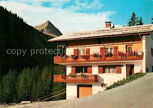 AK / Ansichtskarte Damuels_Vorarlberg Peter Bischof Pension Bregenzerwald  Damuels Vorarlberg