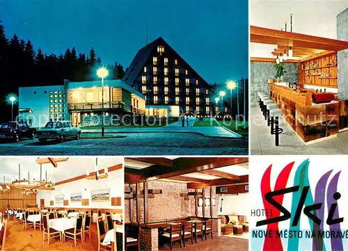 AK / Ansichtskarte Nove_Mesto_na_Morave Hotel Ski telovychovne zarizeni CO CSTV Nove_Mesto_na_Morave