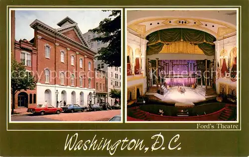 AK / Ansichtskarte Washington_DC Fords Theatre Interior Presidential Box 