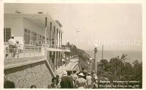 AK / Ansichtskarte Bourgas Casino de mer Bourgas