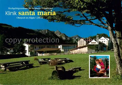 AK / Ansichtskarte Oberjoch Klinik Santa Maria Oberjoch