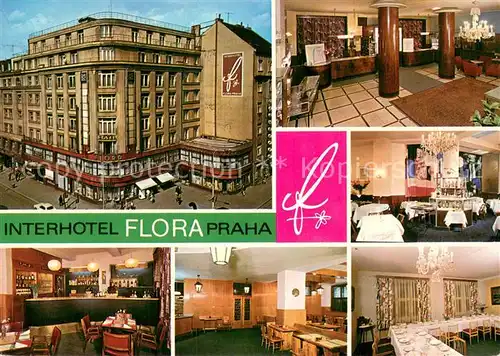 AK / Ansichtskarte Praha_Prahy_Prague Interhotel Flora Foyer Gastraeume Praha_Prahy_Prague