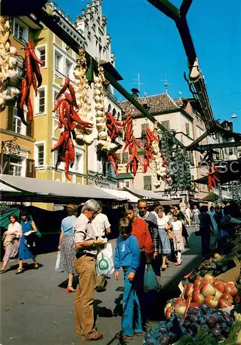 AK / Ansichtskarte Bozen_Suedtirol Obstmarkt Bozen Suedtirol