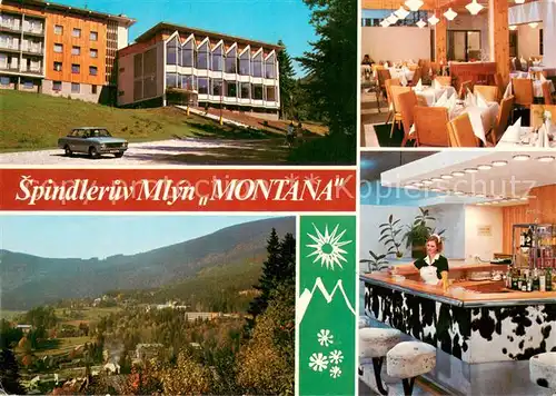 AK / Ansichtskarte Spindleruv_Mlyn_Spindlermuehle Interhotel Montana Jidelna Panorama Bar Spindleruv_Mlyn