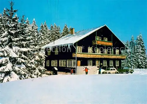 AK / Ansichtskarte Krusne_Hory Svycarska bouda na uboci Piesivce Krusne Hory