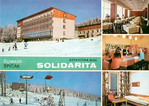 AK / Ansichtskarte Sumava_Czechia Spicak Zotavovna ROH Solidarita  