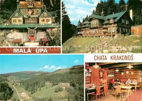 AK / Ansichtskarte Krkonose_Czechia Chata Krakonos Rekreacni zarizeni ministerstva stavebnictvi CSR Gaststube 