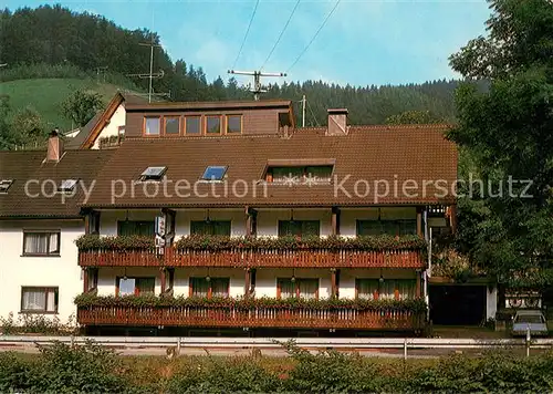 AK / Ansichtskarte Bad_Rippoldsau Schapbach Pension Gragert Bad_Rippoldsau Schapbach