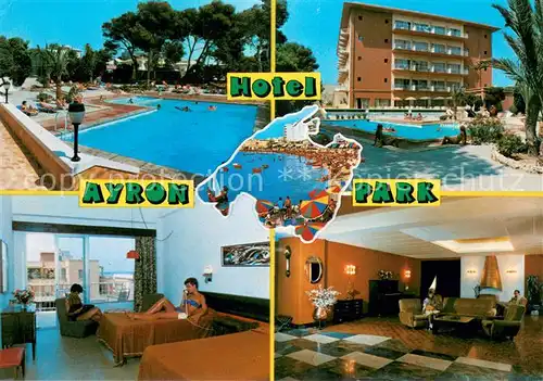 AK / Ansichtskarte El_Arenal_Mallorca Hotel Ayron Park Pool Zimmer Foyer El_Arenal_Mallorca