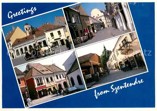 AK / Ansichtskarte Szentendre Pferdekutsche Ortsmotive Szentendre