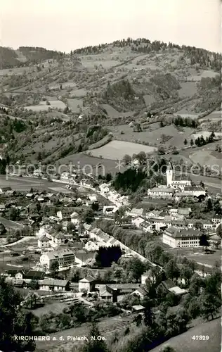 AK / Ansichtskarte Kirchberg_Pielach Ortsansicht mit Kirche Kirchberg_Pielach