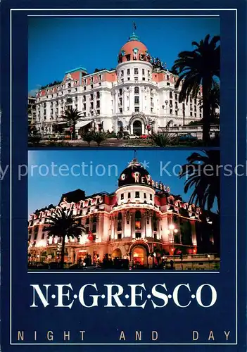 AK / Ansichtskarte Nice_06 Hotel Negresco Night and Day 