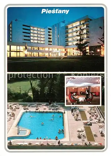 AK / Ansichtskarte Piestany Liecebny dom Balnea Esplanade Pool Piestany