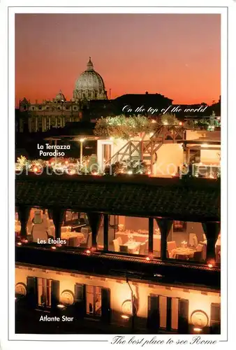 AK / Ansichtskarte Roma_Rom Hotel Atlante Star La Terrazza Paradiso Les Etoiles Roma_Rom
