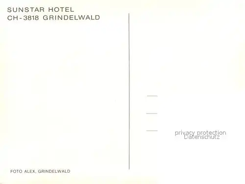 AK / Ansichtskarte Grindelwald Sunstar Hotel Grindelwald