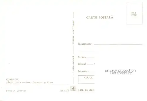 AK / Ansichtskarte Caciulata Hotel Caciulata si Cozia Caciulata