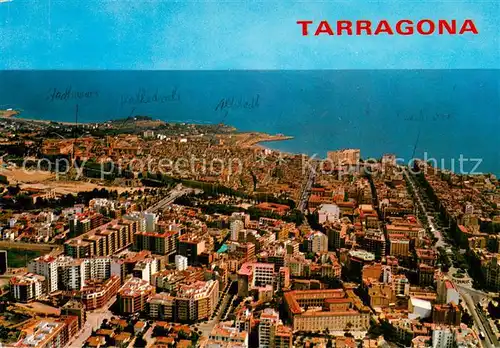 AK / Ansichtskarte Tarragona Ciudad Costa Dorada vista aerea Tarragona