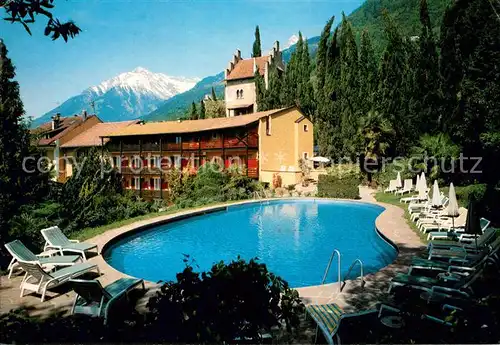 AK / Ansichtskarte Dorf_Tirol Hotel Thurnergut Swimming Pool Dorf_Tirol