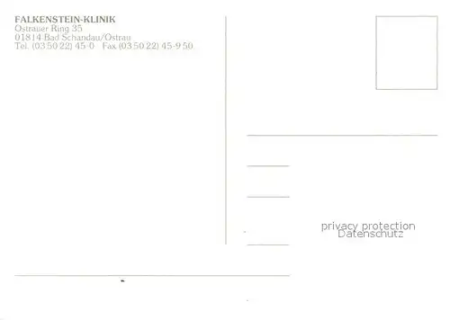 AK / Ansichtskarte Ostrau_Bad_Schandau Falkenstein Klinik Restaurant Hallenbad Felsen Ostrau_Bad_Schandau