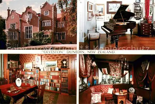 AK / Ansichtskarte Dunedin_NZ Olveston House Library Steinway Grand Piano Persian Room Dunedin_NZ