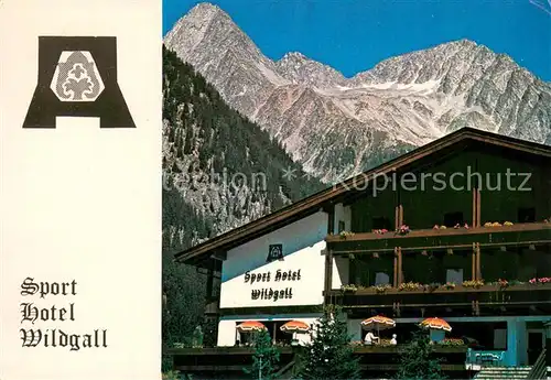 AK / Ansichtskarte Antholz_Rasen Sporthotel Wildgall Alpen Antholz Rasen