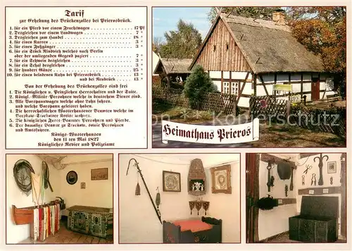 AK / Ansichtskarte Prieros Heimathaus Prieros