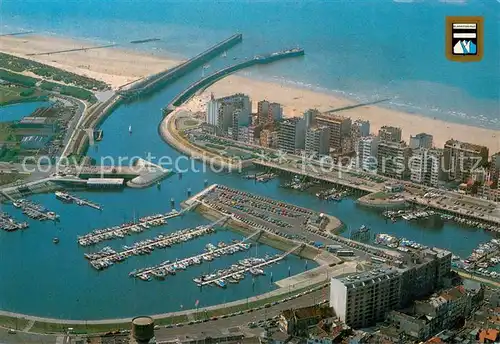 AK / Ansichtskarte Blankenberge De haven luchtfoto Hafen Blankenberge