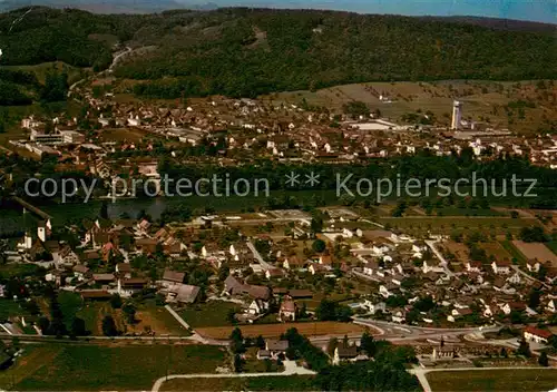 AK / Ansichtskarte Rheinheim Landesgrenze Blick nach Zurzach Rheinheim