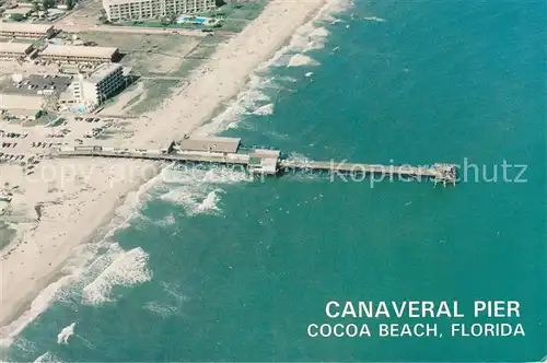AK / Ansichtskarte Cocoa_Beach Canaveral Pier aerial view 