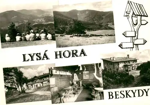 AK / Ansichtskarte Ostravice Lysa Hora Kralovna Beskyd Chata Berghaus Beskiden Ostravice