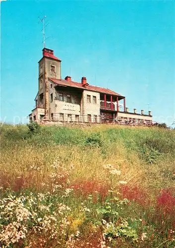 AK / Ansichtskarte Bohosudov Komari Vizka Hotel Berghotel im Erzgebirge Bohosudov