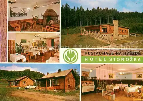 AK / Ansichtskarte Karlova_Studanka Restaurace na Hvezde Hotel Stonozka Karlova_Studanka