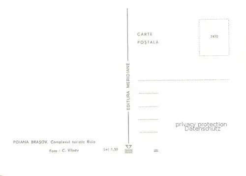 AK / Ansichtskarte Poiana_Brasov Complexul turistic Ruia 