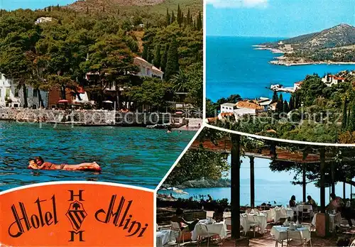 AK / Ansichtskarte Dubrovnik_Ragusa Hotel Mlini Panorama Terrasse Dubrovnik Ragusa