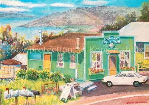 AK / Ansichtskarte Makawao Grandmas Coffee House Kuenstlerkarte Makawao